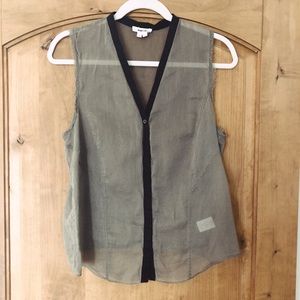 Olive Helmut Lang top L